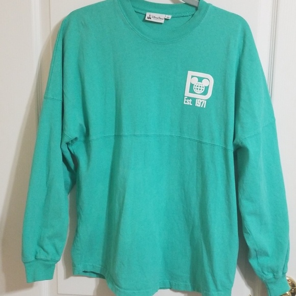 Disney Tops - Walt Disney World Spirit Jersey Shirt Aqua